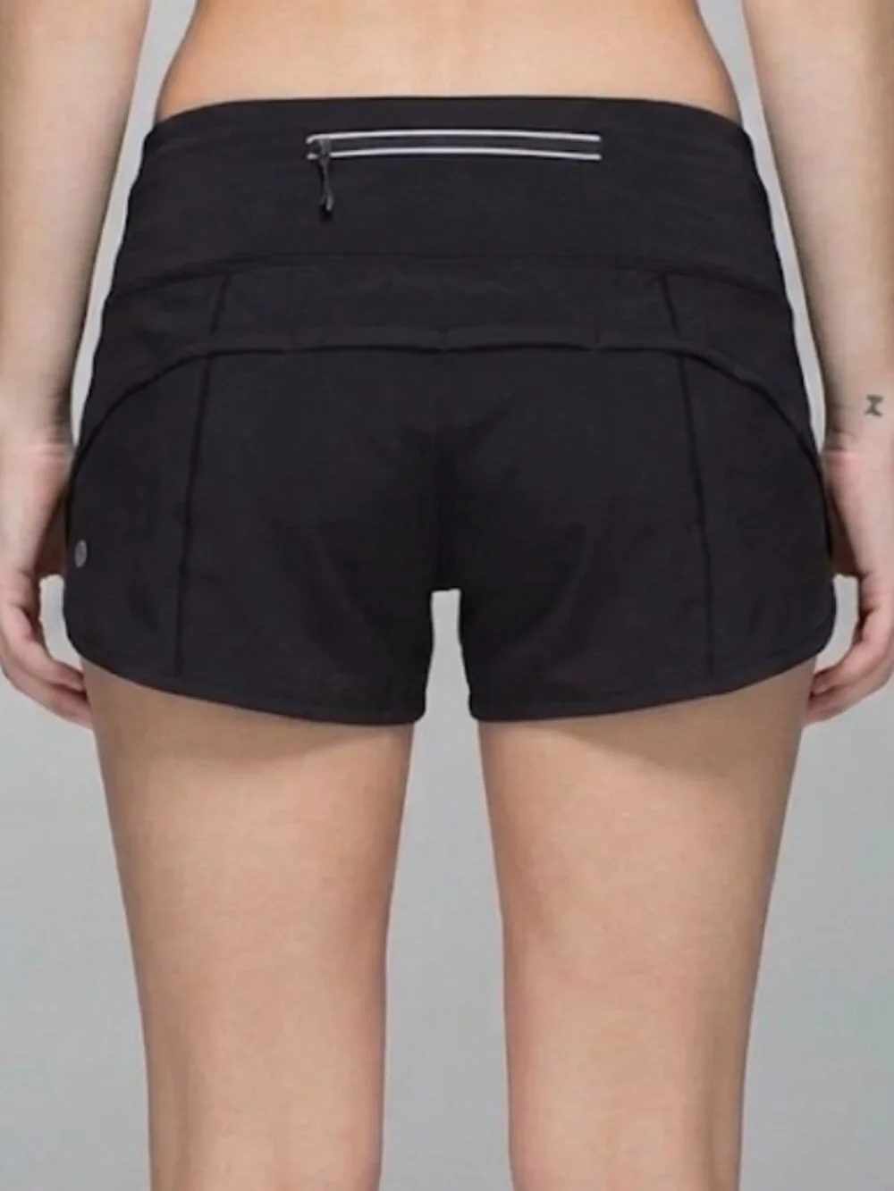Lululemon Black Run Speed Shorts Block-It Pocket 2.5